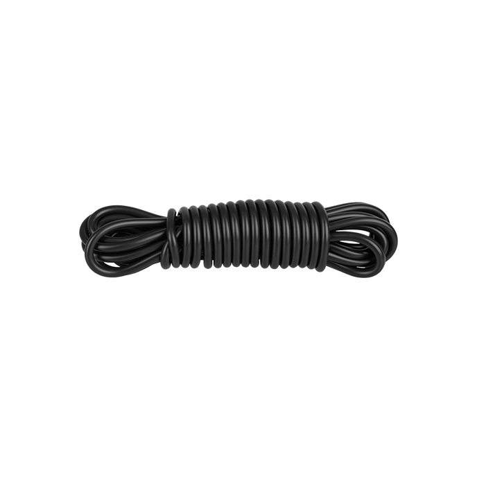 Rimba Bondage-Seil aus Silikon, schwarz