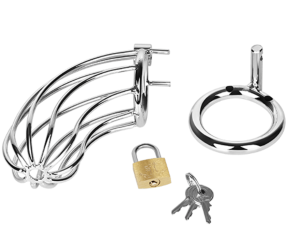 Peniskäfig aus Metall inklusive Schloss von EIS
