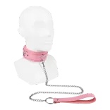 Weich gepolstertes Halsband mit Leine von EIS