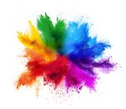 Bunte Farben, die explodieren