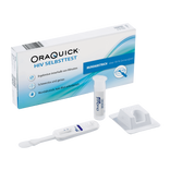 OraQuick HIV Selbsttest auf transparentem Hintergrund